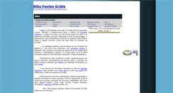 Desktop Screenshot of nike.fontesgratis.com.br