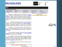 Tablet Screenshot of nike.fontesgratis.com.br